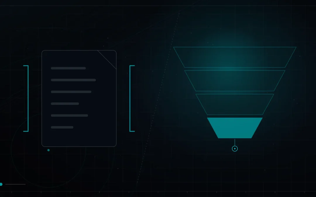 Split comparison of two marketing approaches side by side – B2B Lead Gen Ads