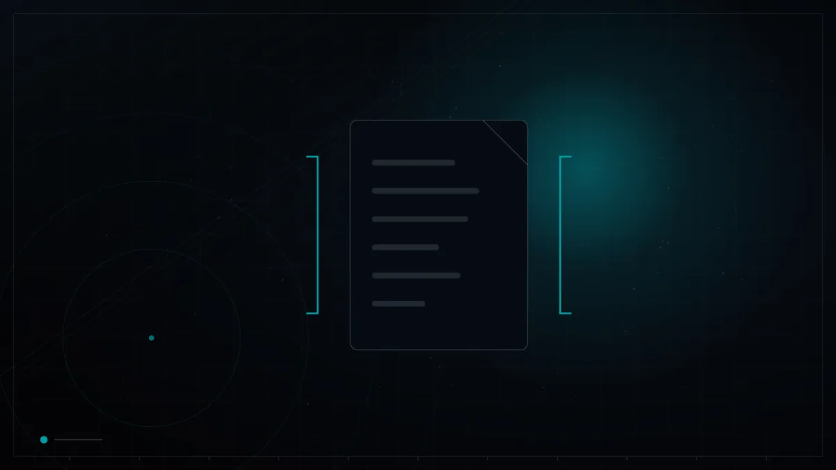 Structured document framed by code brackets – Does Blogging Still Work for Business in 2026
