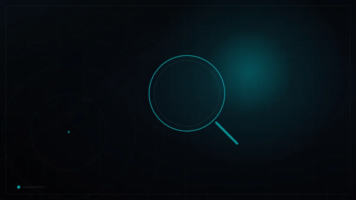 Glowing magnifying glass motif symbolizing search analysis – hreflang Done Right