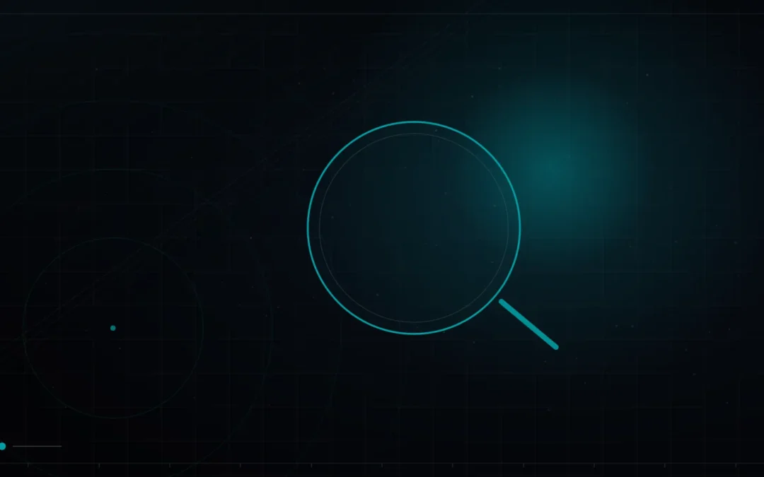 Glowing magnifying glass motif symbolizing search analysis – How to Do Keyword Research for the Qatar Market