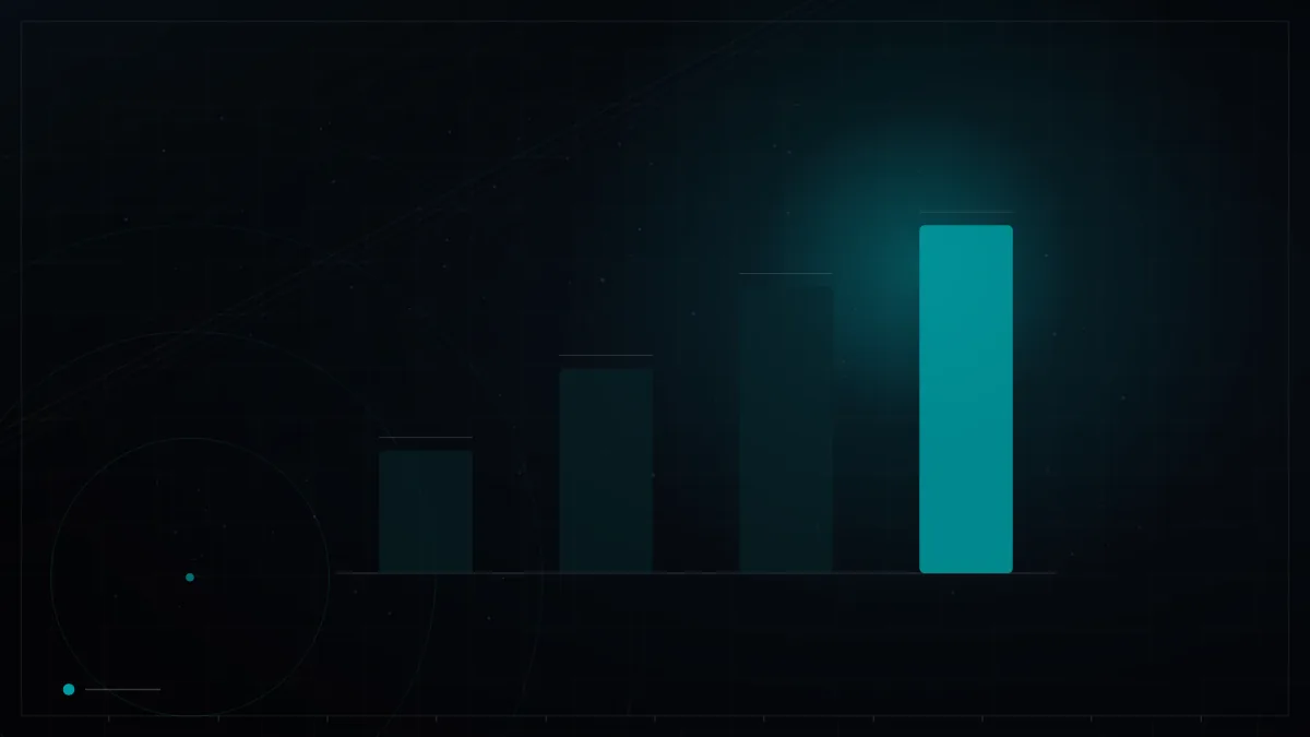 Dark branded bar chart with one highlighted metric – Landing Pages That Convert Paid Traffic (Teardown Included)