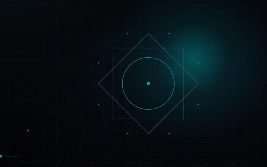 Eight-point geometric star pattern in Gulf-inspired line work – Ramadan Marketing in the Gulf