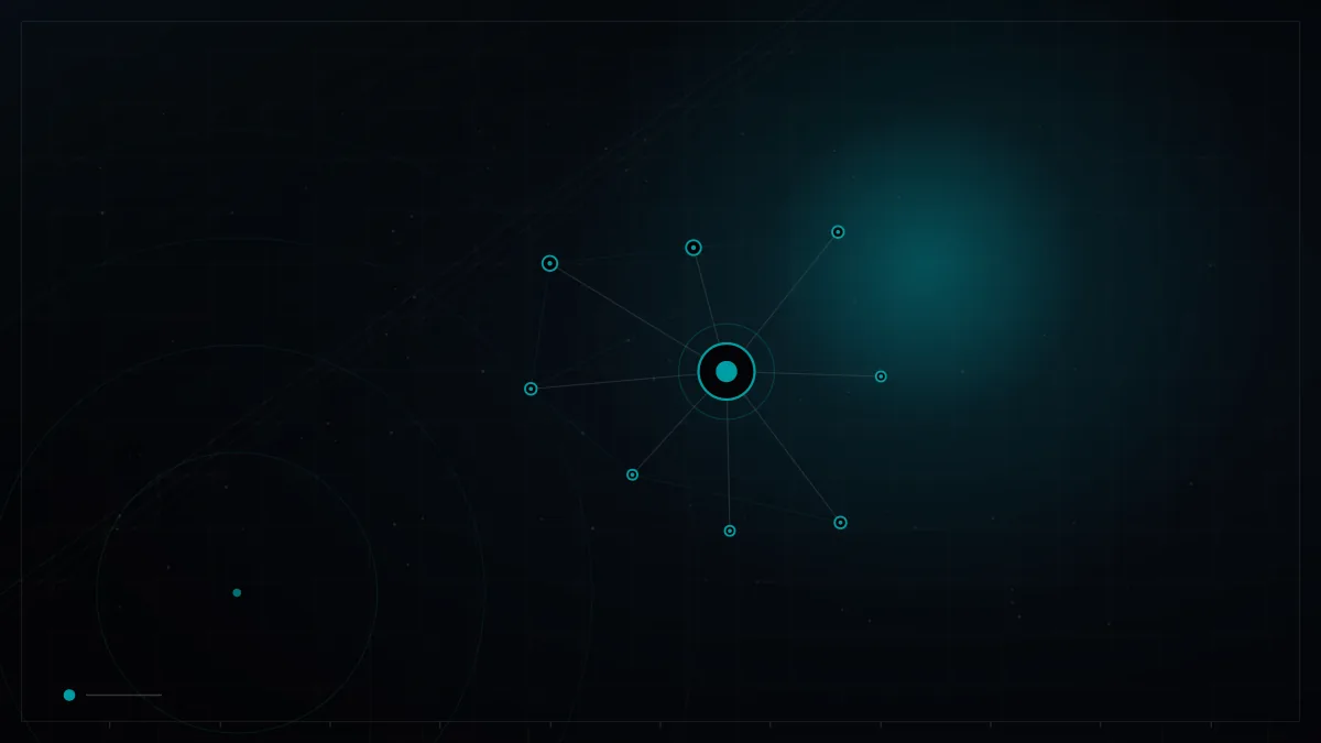 Network of connected nodes around a central hub – Schema Markup