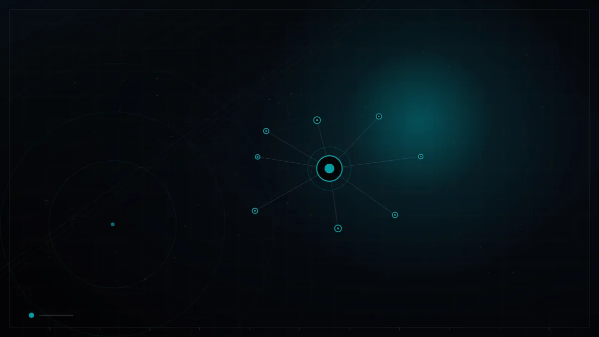 Network of connected nodes around a central hub – How to Build a Content Calendar Your Team Will Actually Follow
