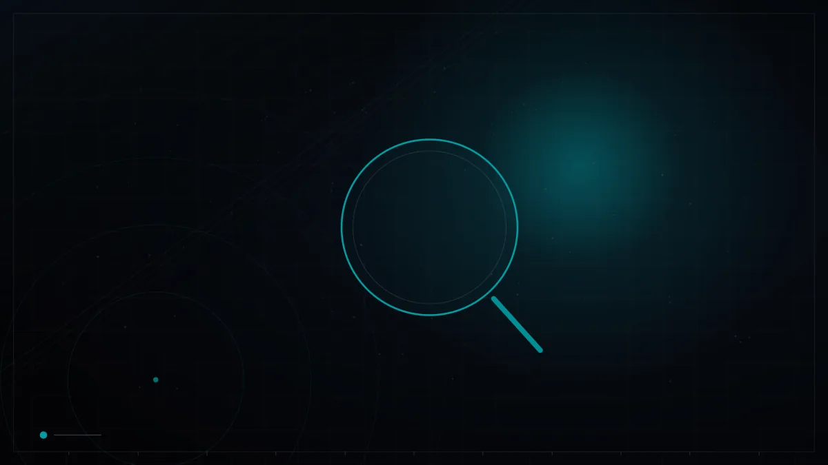 Glowing magnifying glass motif symbolizing search analysis – Why Did My Website Traffic Drop